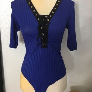 Royal blue bodysuit